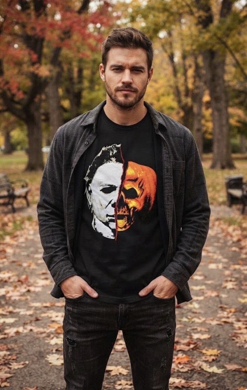 Halloween Michael Myers Rock Rebel XXL T Shirt Skull Horror Slasher Licensed USA